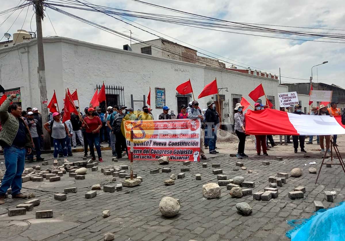 Protestas en Arequipa Radio y tv Lider