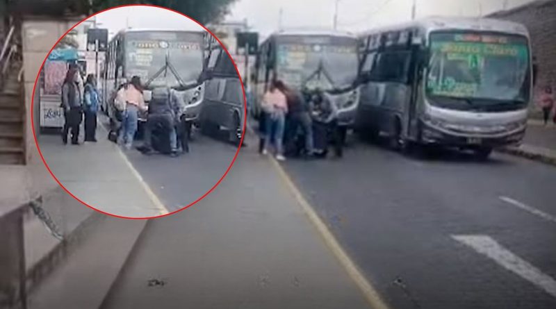 EMPRESA «CONO NORTE» BAJO LA LUPA: CONDUCTOR ABANDONA A ANCIANO TRAS PROVOCAR SU CAÍDA POR COMPETIR EN RUTA