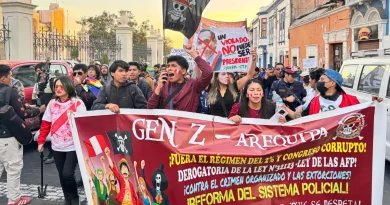 «GENERACIÓN Z AREQUIPA,» PROTESTAN CONTRA KEIKO FUJIMORI: